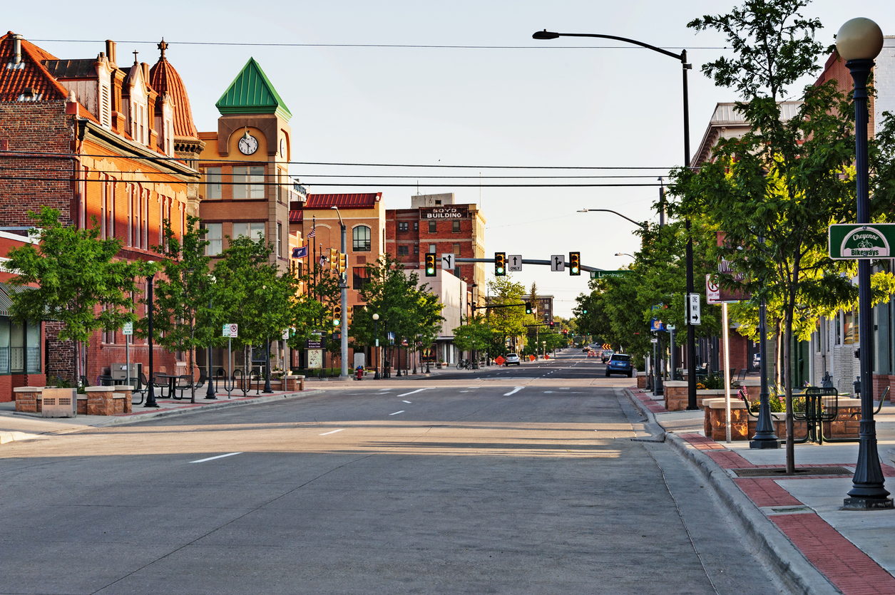 Panoramic Image of Cheyenne, WY